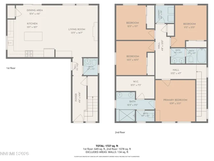 1862 Biotite, Sparks, Nevada 89436, 4 Bedrooms Bedrooms, ,3 BathroomsBathrooms,Residential,Residential,Biotite,0,260006615