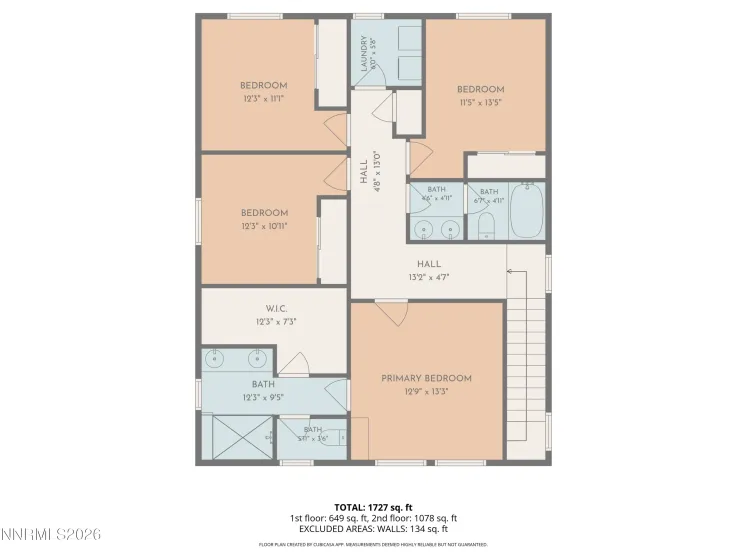 1862 Biotite, Sparks, Nevada 89436, 4 Bedrooms Bedrooms, ,3 BathroomsBathrooms,Residential,Residential,Biotite,0,260006615