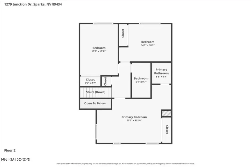 1279 Junction, Sparks, Nevada 89434, 3 Bedrooms Bedrooms, ,3 BathroomsBathrooms,Residential,Residential,Junction,0,260006639