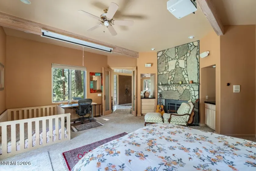 Bedroom 3 with Fireplace