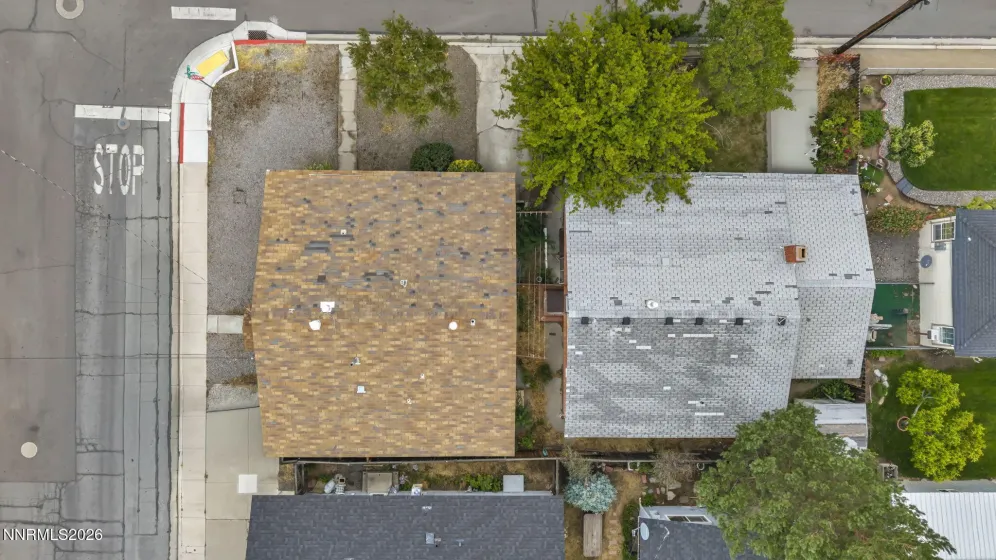 Aerial corner lot