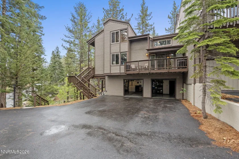 Extra Large garage (open)