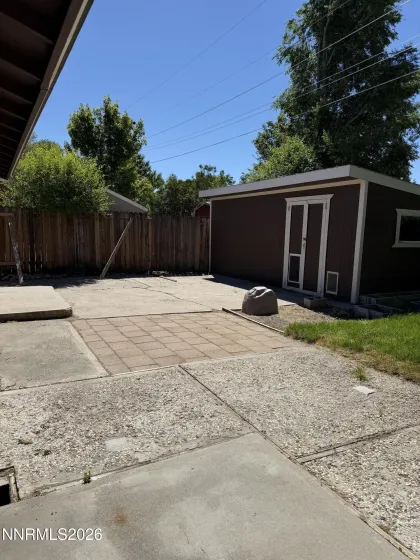 Backyard shed