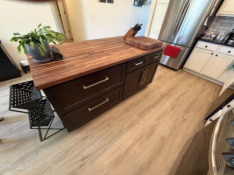 Kitchen Island with deep soft close drawers