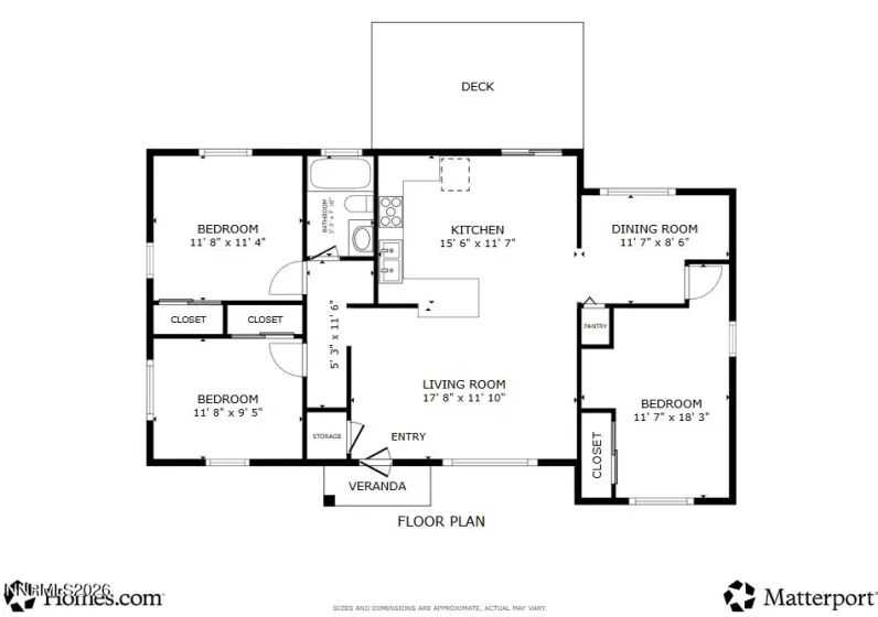700 H, Sparks, Nevada 89431, 3 Bedrooms Bedrooms, ,1 BathroomBathrooms,Residential,Residential,H,0,260007708