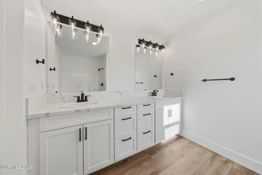 Oversized walk in shower
