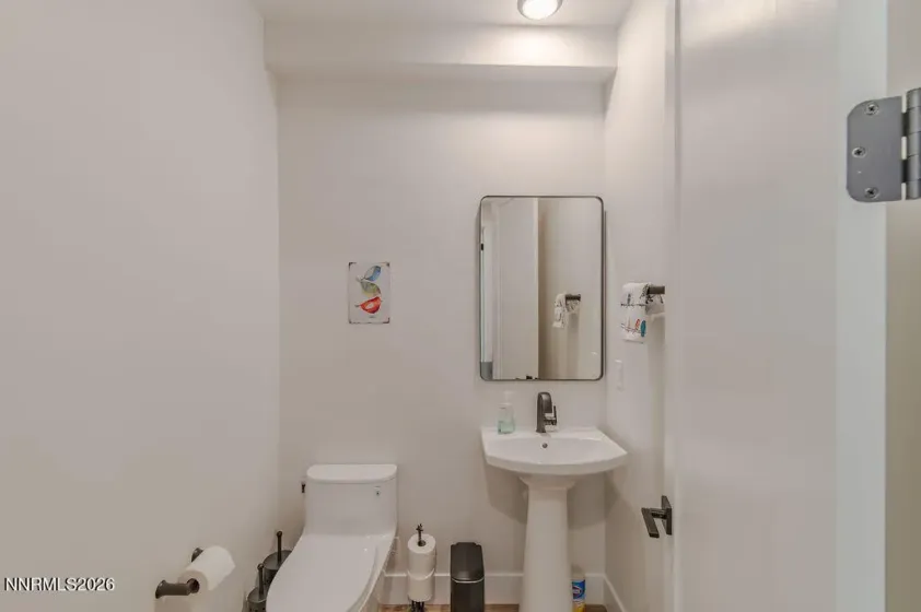 downstairs powder room