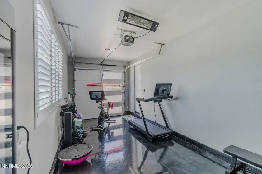 3rd car garage converted gym