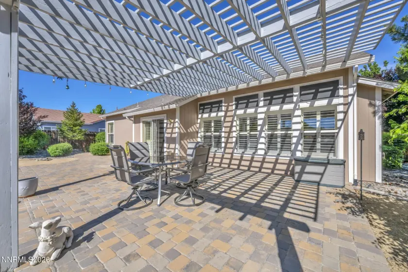Backyard patio
