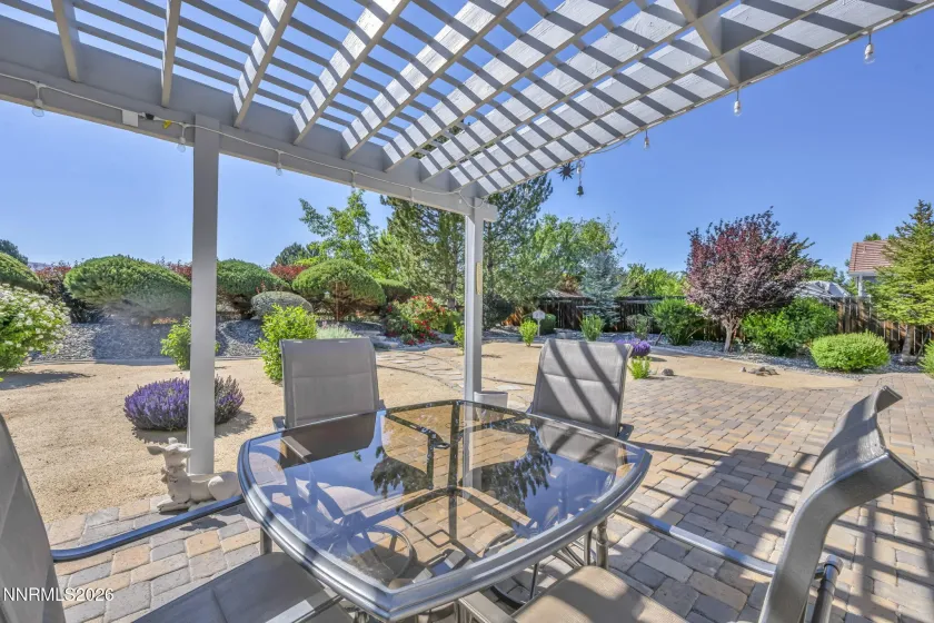 Backyard patio