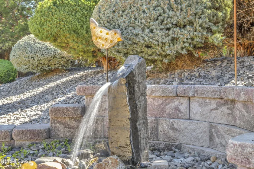 Backyard water feature