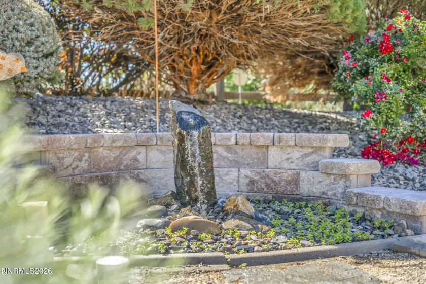 Backyard water feature