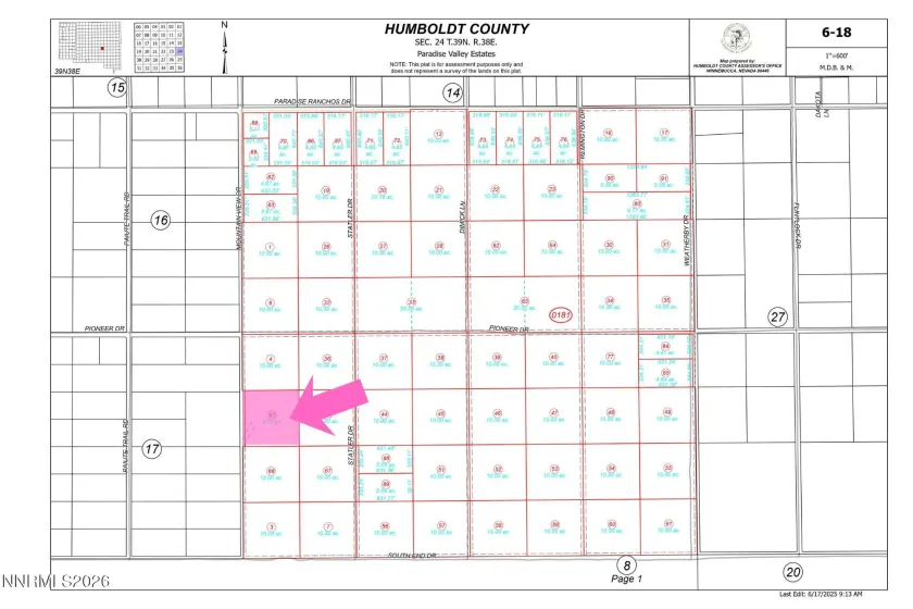 3350 Mountain View, Winnemucca, Nevada 89445, ,Land,Residential,Mountain View,0,260007812