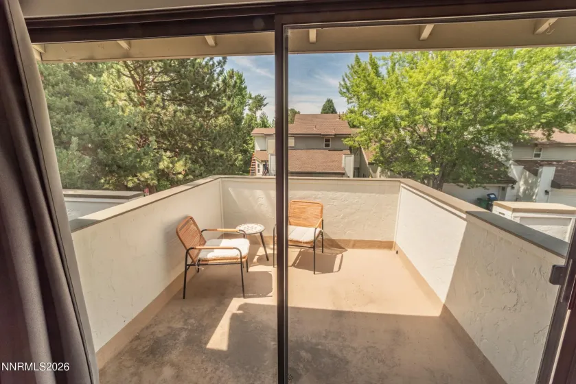 Master bedroom balcony