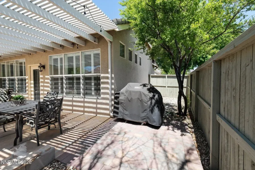 Patio with Gas BBQ hookups