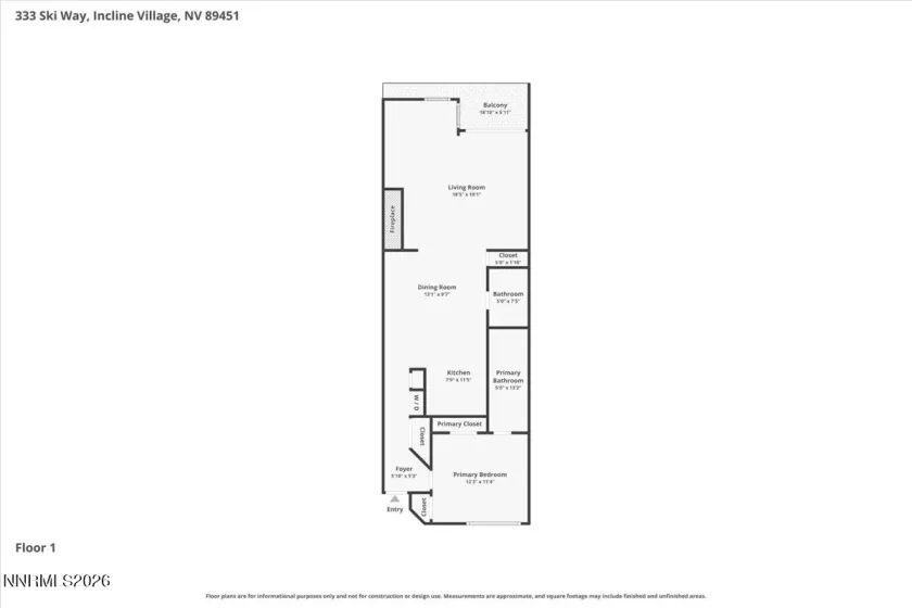 333 Ski, Incline Village, Nevada 89451, 2 Bedrooms Bedrooms, ,2 BathroomsBathrooms,Residential,Residential,Ski,0,260007836