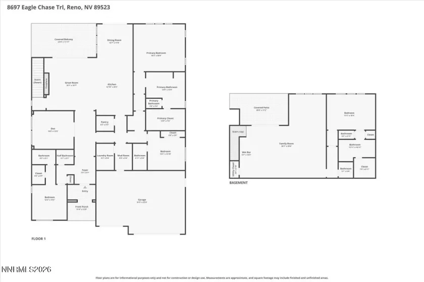 8697 Eagle Chase, Reno, Nevada 89523, 4 Bedrooms Bedrooms, ,6 BathroomsBathrooms,Residential,Residential,Eagle Chase,0,260007853