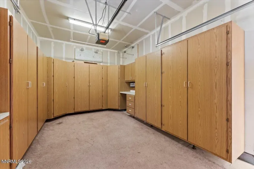 Single Car Garage Built-in Storage