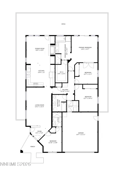 3443 Long, Minden, Nevada 89423, 4 Bedrooms Bedrooms, ,3 BathroomsBathrooms,Residential,Residential,Long,0,260007967