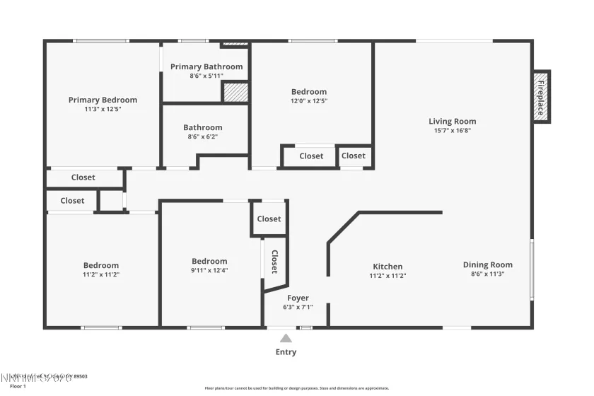 1765 O Farrell, Reno, Nevada 89503, 4 Bedrooms Bedrooms, ,2 BathroomsBathrooms,Residential,Residential,O Farrell,0,260007975