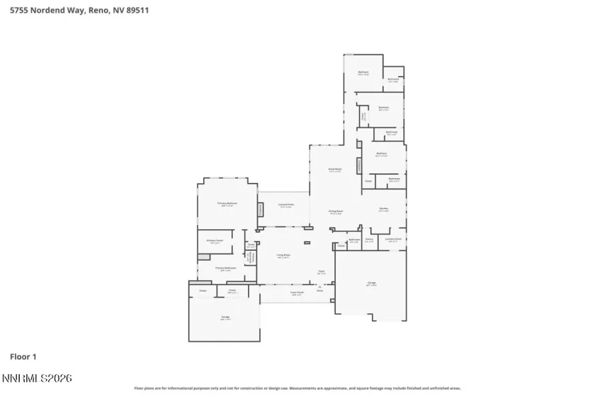 5755 Nordend, Reno, Nevada 89511, 4 Bedrooms Bedrooms, ,5 BathroomsBathrooms,Residential,Residential,Nordend,0,260008001