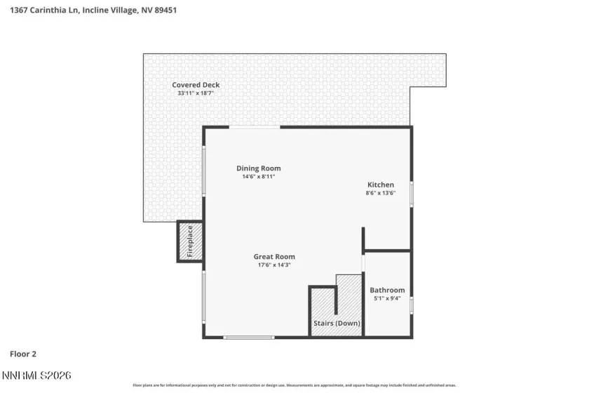 1367 Carinthia, Incline Village, Nevada 89451, 3 Bedrooms Bedrooms, ,2 BathroomsBathrooms,Residential,Residential,Carinthia,0,260008049
