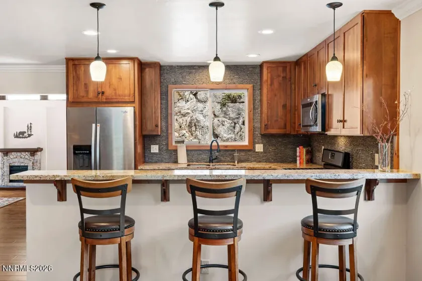 Breakfast bar