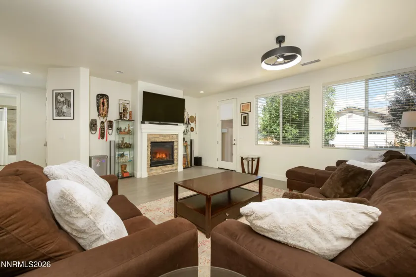 Living Room w/ Fireplace