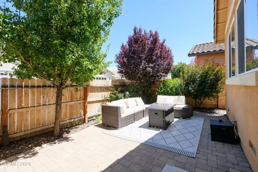 Fenced Back Yard Patio