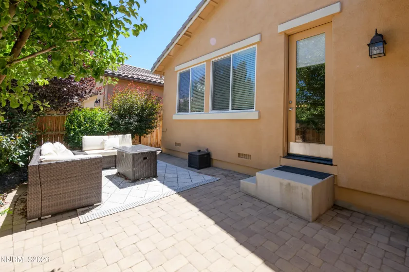 Fenced Back Yard Patio