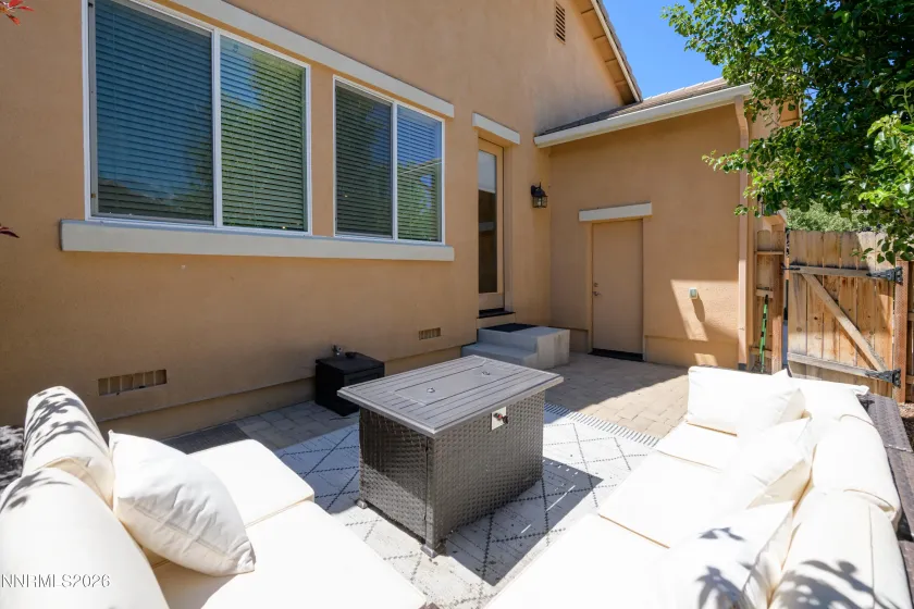 Fenced Back Yard Patio