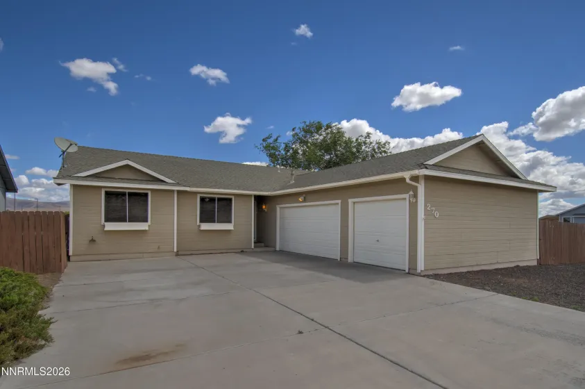 270 Emigrant, Fernley, Nevada 89408, 3 Bedrooms Bedrooms, ,2 BathroomsBathrooms,Residential,Residential,Emigrant,0,260008389