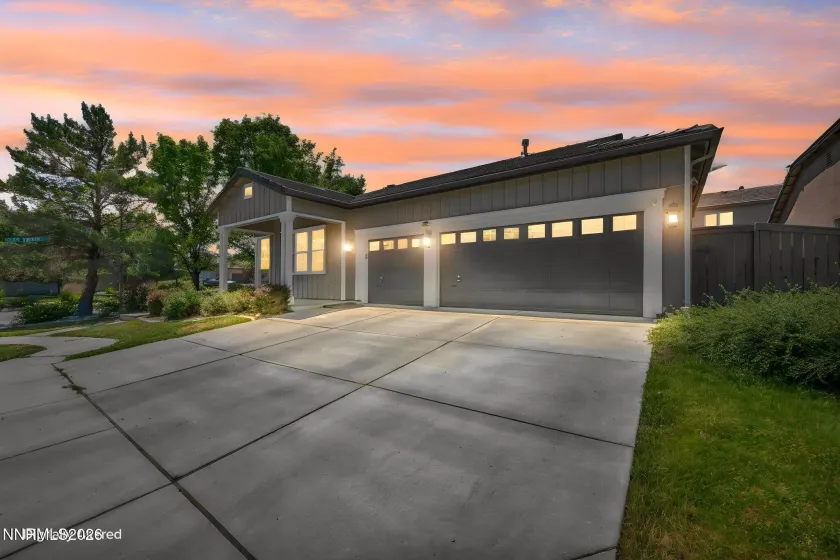 Front Exterior Sunset