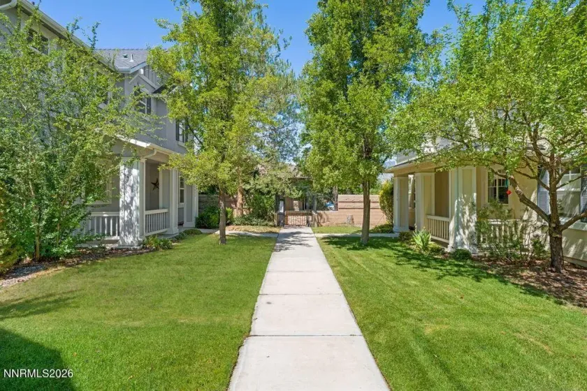 Sidewalk to front door