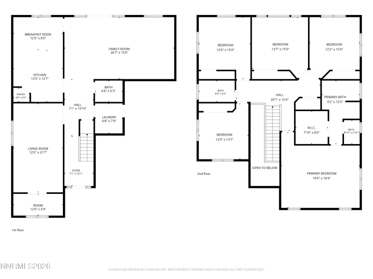 2984 Fork, Fernley, Nevada 89408, 5 Bedrooms Bedrooms, ,3 BathroomsBathrooms,Residential,Residential,Fork,0,260008534