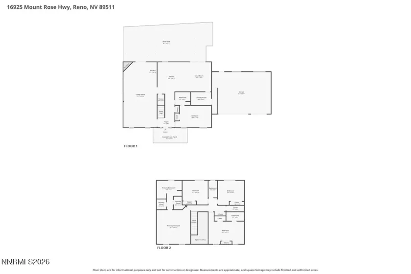 16925 Mt Rose, Reno, Nevada 89511, 4 Bedrooms Bedrooms, ,4 BathroomsBathrooms,Residential,Residential,Mt Rose,0,260008593