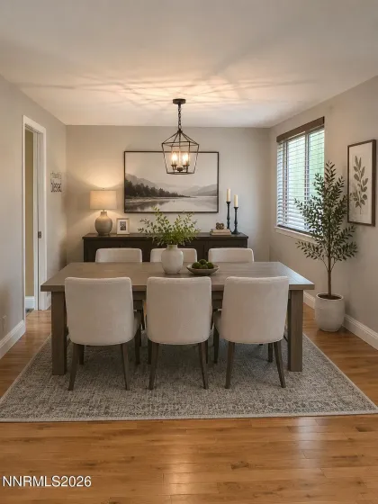 Dining Room Virtually Staged