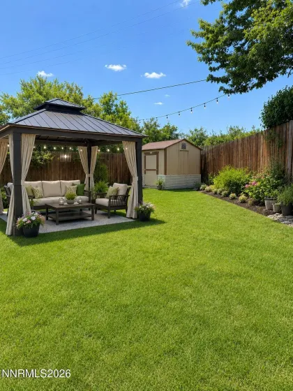 Back Yard Virtually Staged