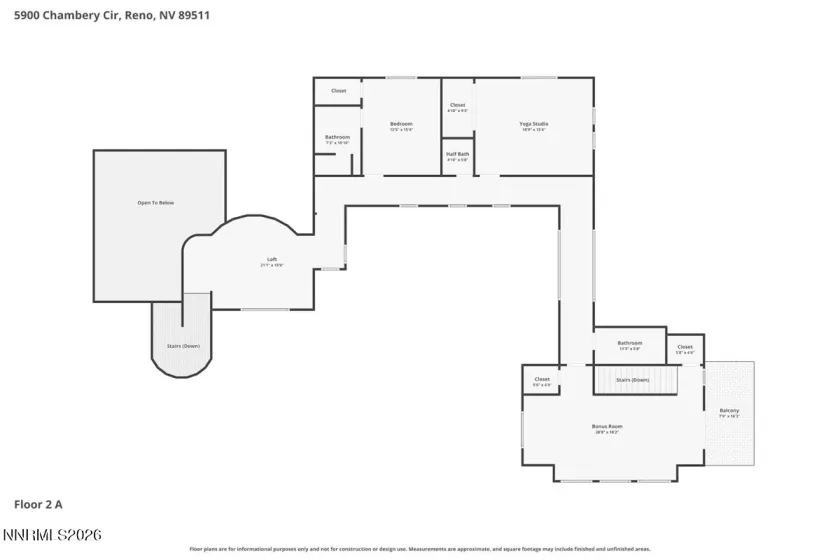 5900 Chambery, Reno, Nevada 89511, 6 Bedrooms Bedrooms, ,8 BathroomsBathrooms,Residential,Residential,Chambery,0,260008629