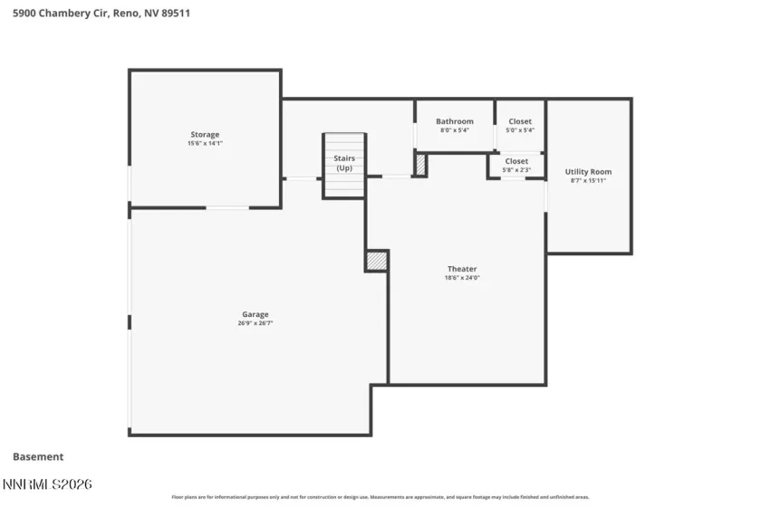5900 Chambery, Reno, Nevada 89511, 6 Bedrooms Bedrooms, ,8 BathroomsBathrooms,Residential,Residential,Chambery,0,260008629
