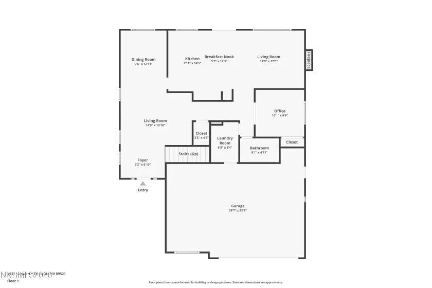 1601 Ashworth, Reno, Nevada 89521, 4 Bedrooms Bedrooms, ,3 BathroomsBathrooms,Residential,Residential,Ashworth,0,260008671