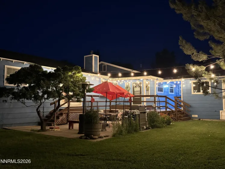 Lighted Patio
