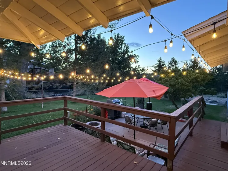 View of Front Deck and Patio