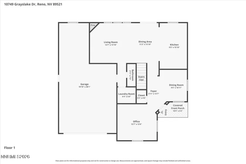 10749 Grayslake, Reno, Nevada 89521, 3 Bedrooms Bedrooms, ,3 BathroomsBathrooms,Residential,Residential,Grayslake,0,260008747