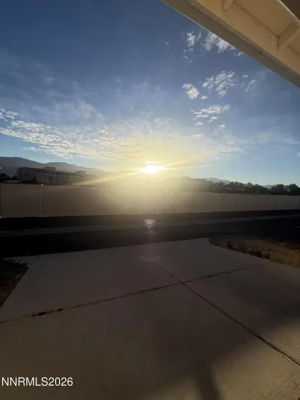 view from garage