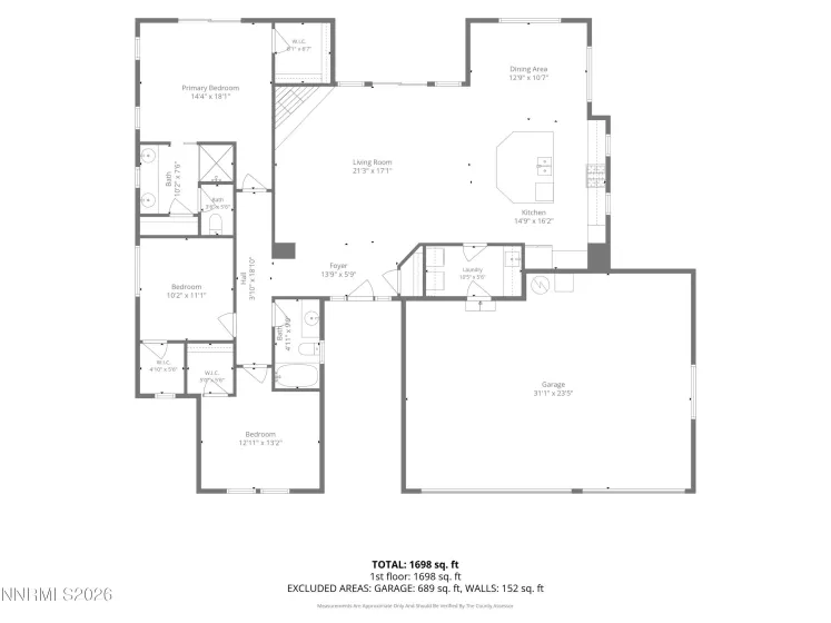 1354 Cedar Creek, Gardnerville, Nevada 89460, 3 Bedrooms Bedrooms, ,2 BathroomsBathrooms,Residential,Residential,Cedar Creek,0,260008804
