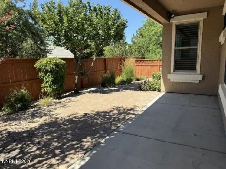 Back with covered patio