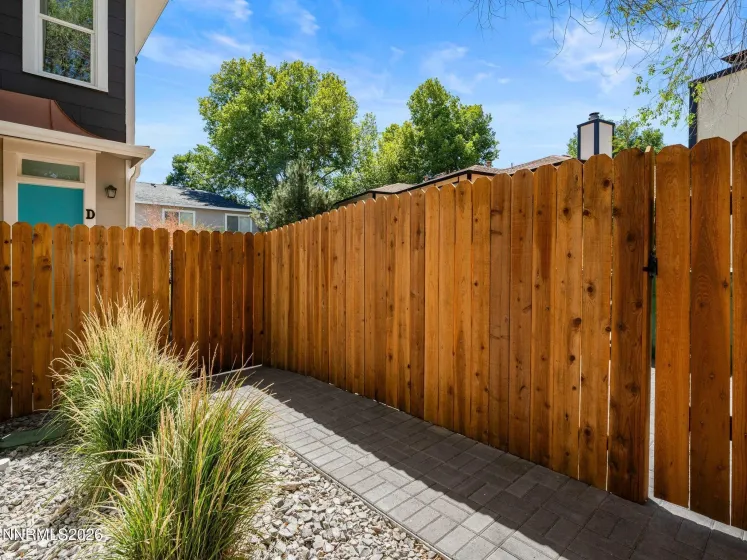 Unit D Side Yard