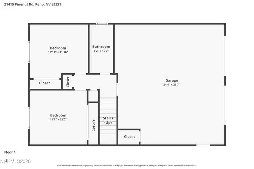 21415 Pinenut, Reno, Nevada 89521, 3 Bedrooms Bedrooms, ,3 BathroomsBathrooms,Residential,Residential,Pinenut,0,260008958