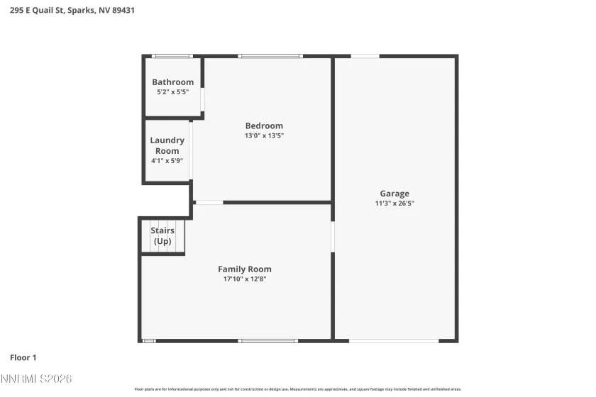 295 Quail, Sparks, Nevada 89431, 4 Bedrooms Bedrooms, ,2 BathroomsBathrooms,Residential,Residential,Quail,0,260009069